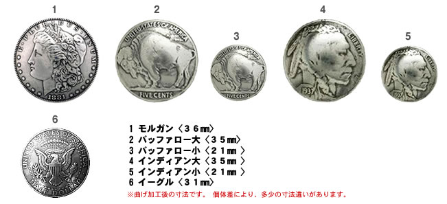 定番コンチョのバリエーション